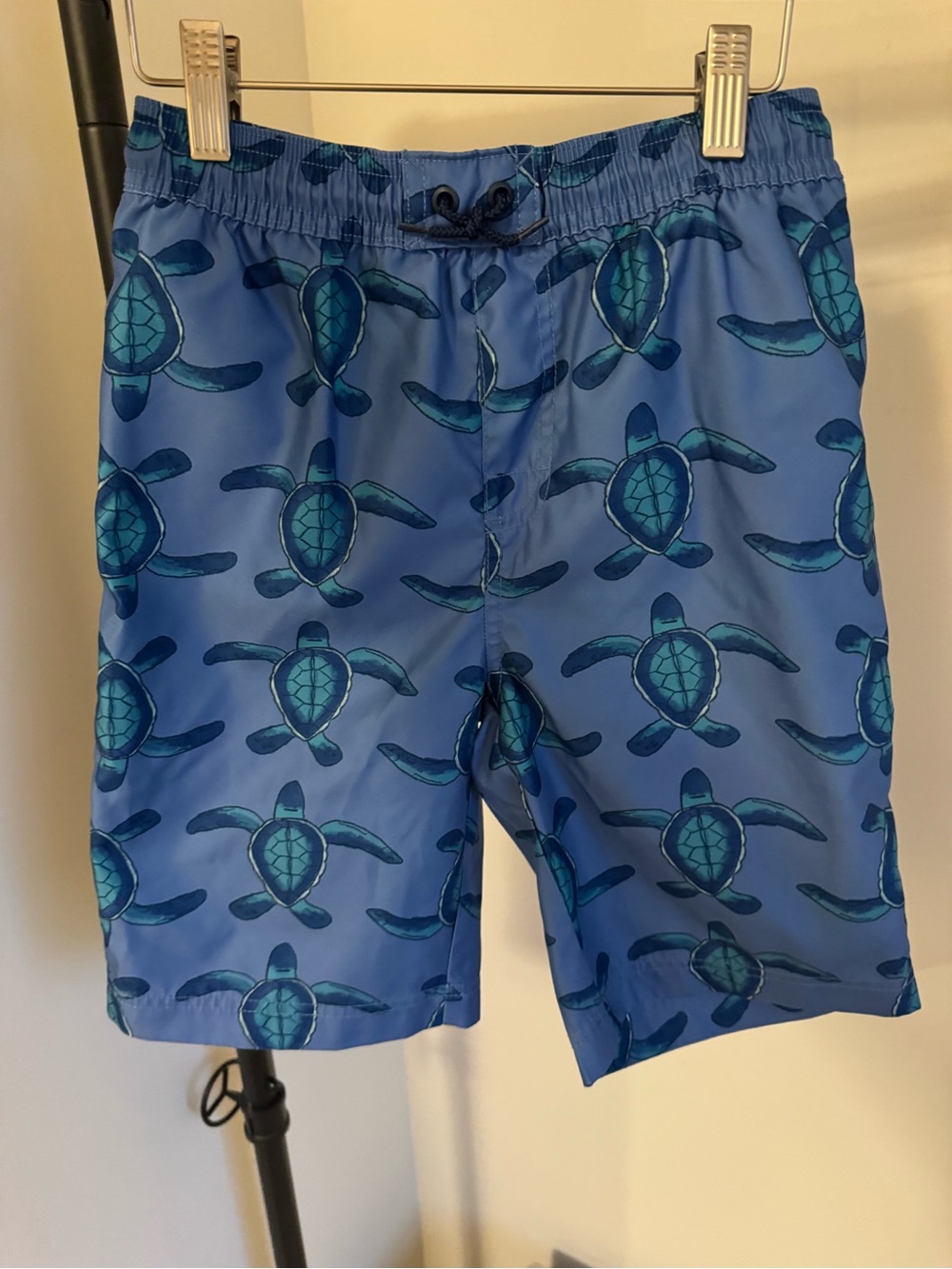 Tea Collection Blue Turtle Print Swim Shorts